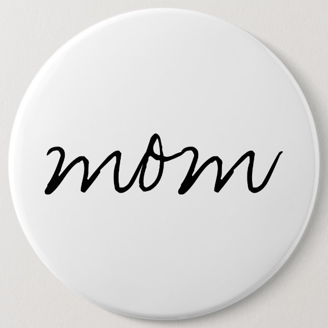 Mama-kolossaler Knopf Button (Vorderseite)