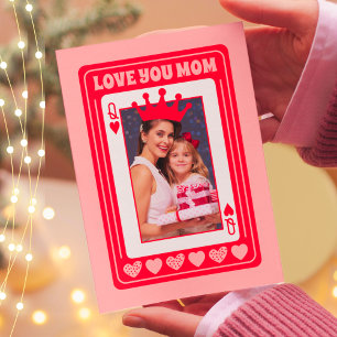 Mama, Königin meines Herzens, individuelles Foto z Karte