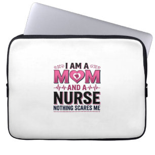Mama Krankenschwester Nichts Schreckt Mich Vintage Laptopschutzhülle