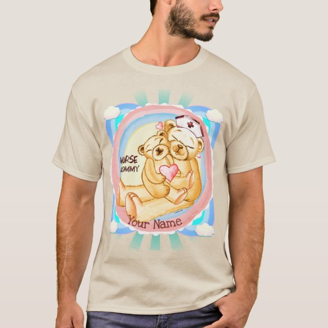 Mama-Krankenschwester T-Shirt (Vorderseite)