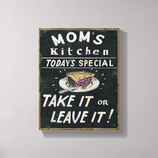 Mama Küche Leinwanddruck (Vorderseite)