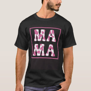 Mama-Kuh-Druck Süßer Kuh-Druck Mutter Tier Tierisc T-Shirt