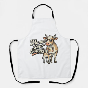 Mama-Kuh-Shirt für Landwirtinnen Schürze