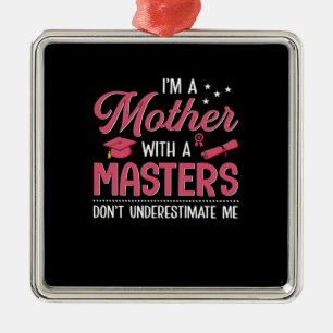 Mama Kunstmutter mit Master Ornament Aus Metall