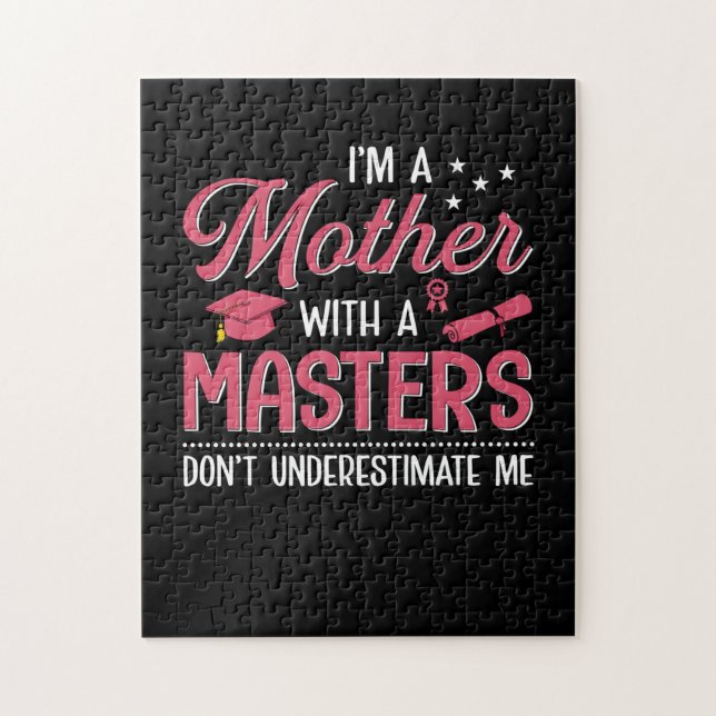 Mama Kunstmutter mit Master Puzzle (Vertikal)