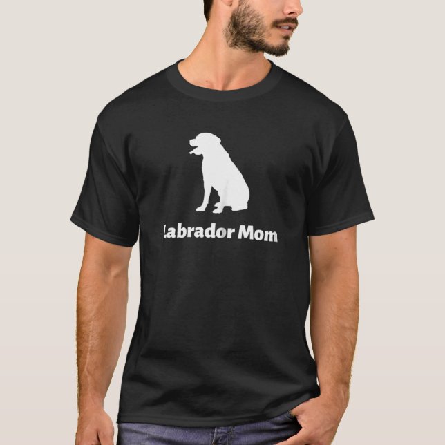Mama Labrador T-Shirt (Vorderseite)