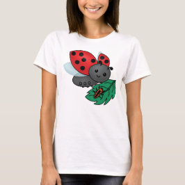 Mama Ladybug mit Larven T-Shirt