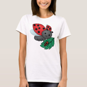 Mama Ladybug mit Larven T-Shirt
