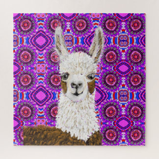 Mama Lama Lebt In Lila Puzzle