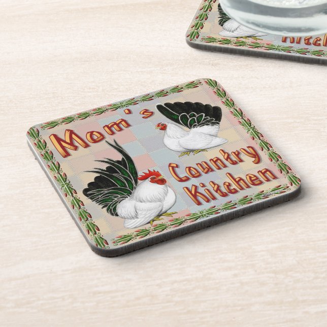 Mama Landküche Getränkeuntersetzer (Linke Seite)