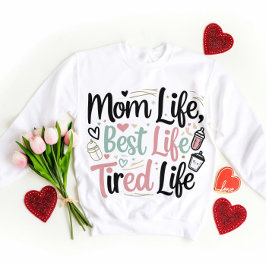 Mama Leben am besten Leben lustige Mama giftvoll Sweatshirt