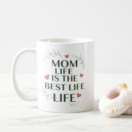 Mama Leben Ist Das Beste Leben Tasse | Florale Her