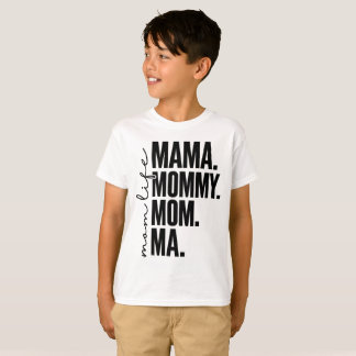 Mama Leben Kinder T-Shirt | Mama Mutti Mom Ma