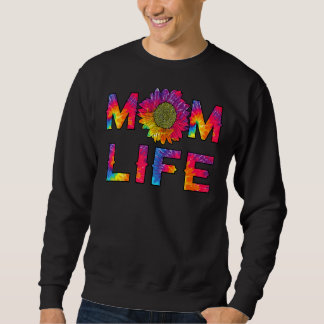 Mama Leben Sonnenblumen Gefärbte Krawatte Hippie M Sweatshirt