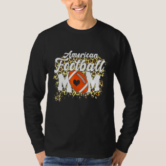 Mama Leopard American Football Mütter Day T-Shirt