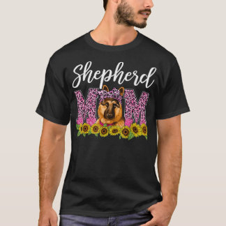 Mama Leopard Best German Shephard T-Shirt