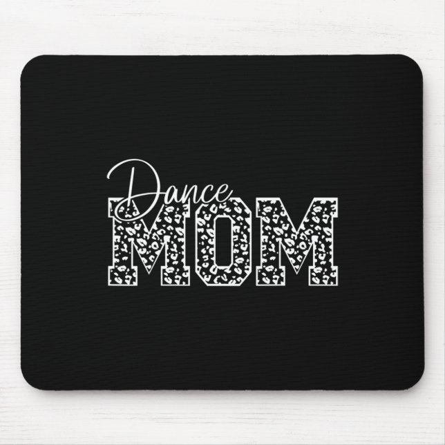 Mama Leopard Cheetah Funny Dance Lover Moth Mousepad (Vorne)