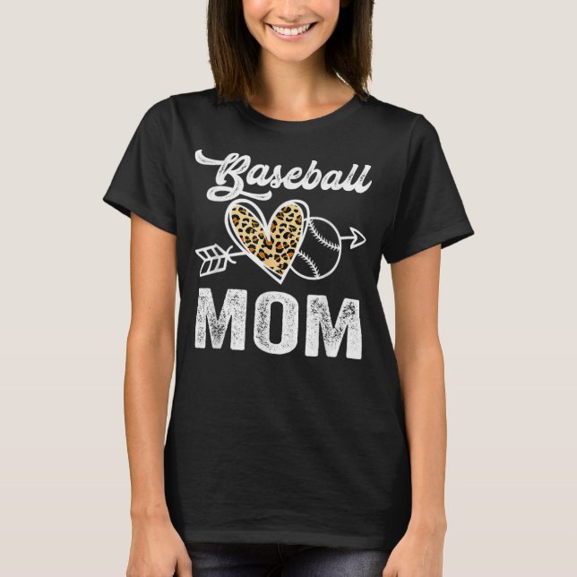 Mama Leopard Frauen Muttertag 2 T-Shirt (Vorderseite)