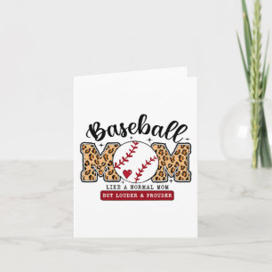 Mama Leopard Loud & Proud Baseball Mama Mama M Karte