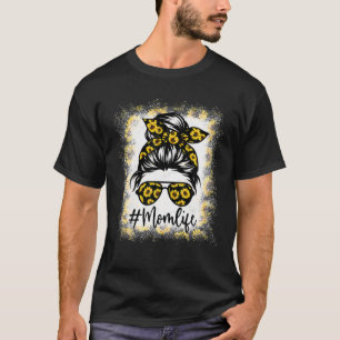 Mama Leopard Mama Leopard Messy Bun T-Shirt