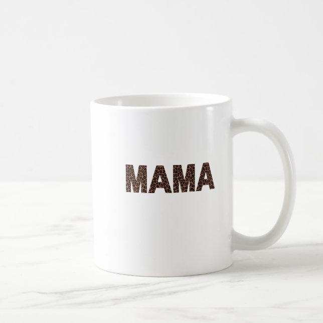 Mama Leopard Print Kaffeetasse (Rechts)