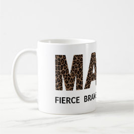 MAMA Leopard Print Personalisiert Text Tasse