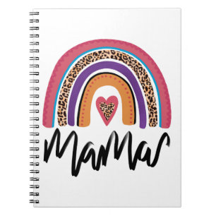 Mama Leopard Rainbow Notizblock