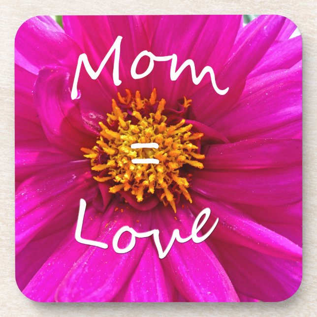 MAMA = LIEBE GETRÄNKEUNTERSETZER (Vorderseite)
