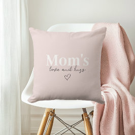 Mama Liebe & Hugs Pink | Muttertagsgeschenk Kissen