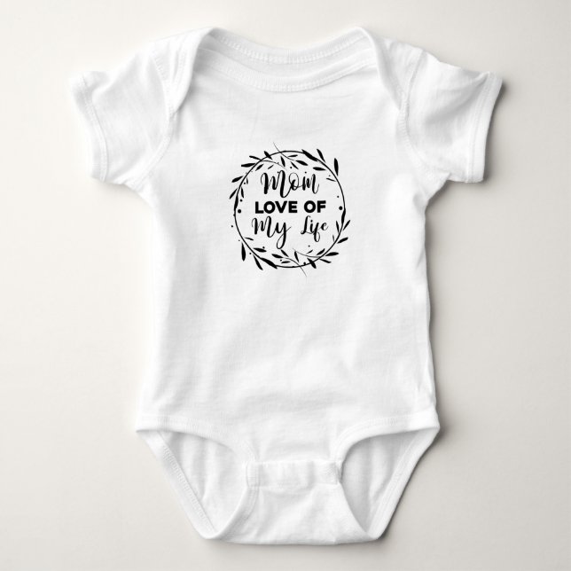 Mama Liebe meines Lebens Baby Strampler (Vorderseite)