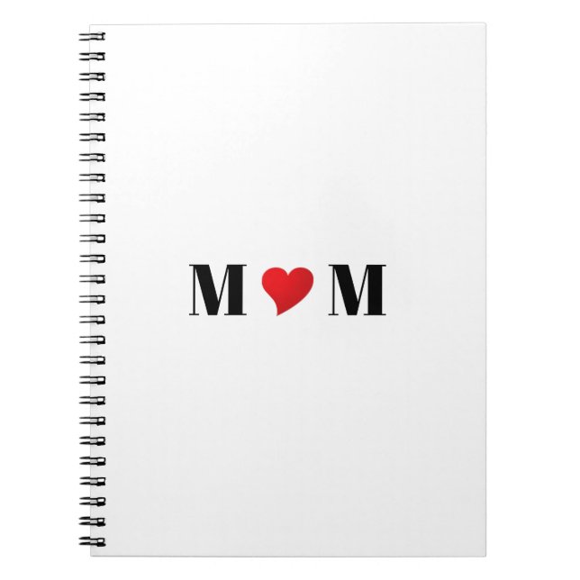 Mama Liebe Muttertag Geschenk Notizblock (Vorderseite)