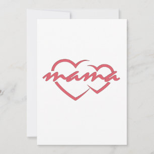 Mama Liebe Muttertagsgeschenk für das beste MAMA-T Einladung
