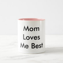 Mama-Lieben ich am besten, tut zur Tasse