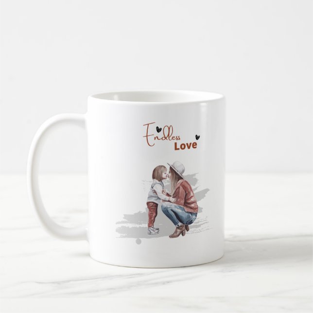 Mama Liebesbecher Kaffeetasse (Links)