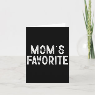Mama Lieblings-Funny-Mamas Lieblings-Muttertag Karte