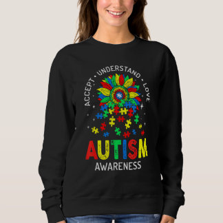 Mama Life Autismus Sensibilisierung akzeptieren Li Sweatshirt