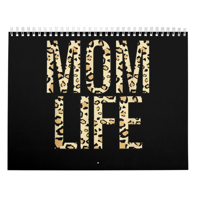 Mama Life Cheetah Leopard Druckgeschenk Kalender (Titelbild)