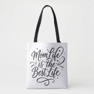 Mama Life ist das beste Leben - stilvolle Tote Bag