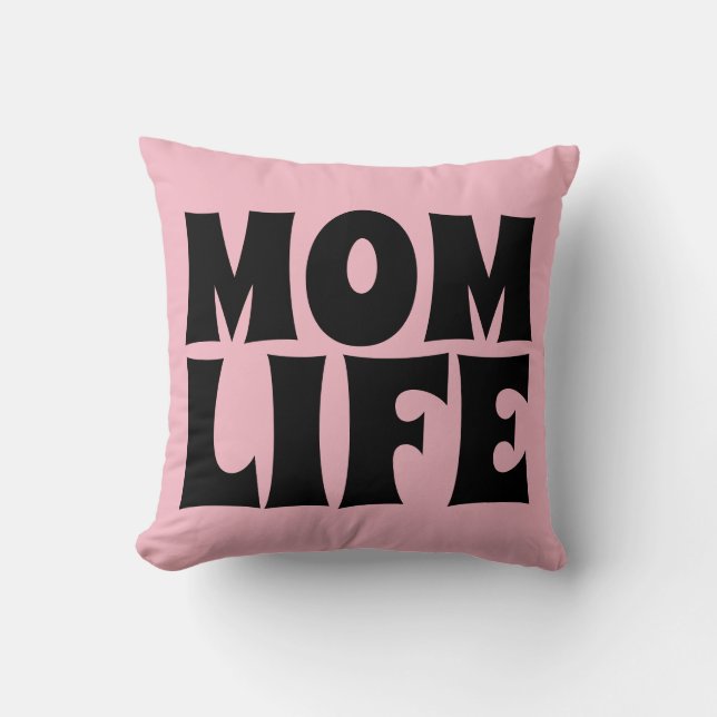 MAMA LIFE PINK PILLOWS KISSEN (Vorderseite)
