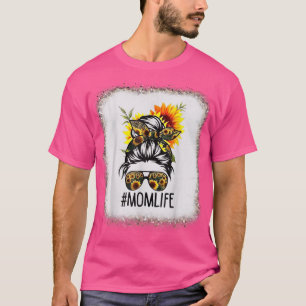 Mama Life Sonnenblumen, Matching Family Liebe Leop T-Shirt