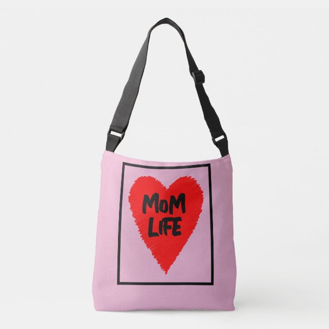 MAMA LIFE TASCHE PINK PURT (Vorderseite)
