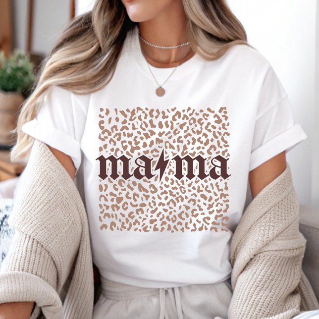 Mama Lighting Leopard T-Shirt (Von Creator hochgeladen)