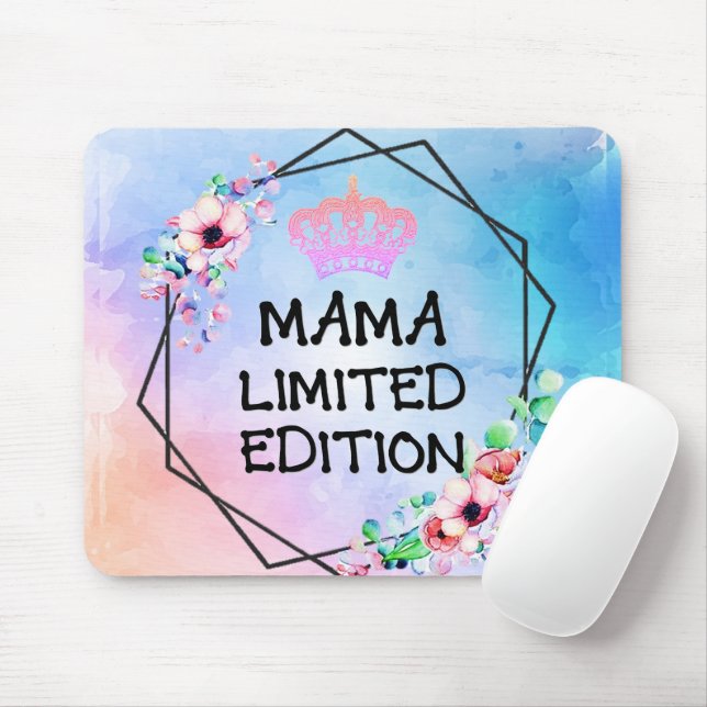 MAMA LIMITED EDITION - Pastel & Crown Mouse Pad Mousepad (Mit Mouse)