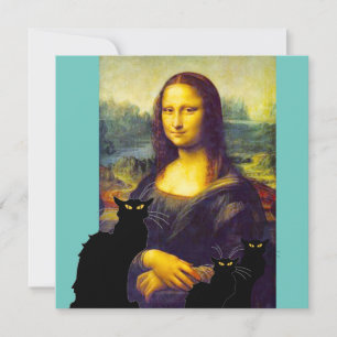 Mama Lisa und Les Chats Noir Einladung