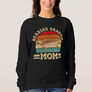 Mama Lizard Reptile Retro Women Sweatshirt