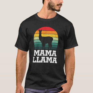 Mama Llama Mama Happy Mother Day T-Shirt