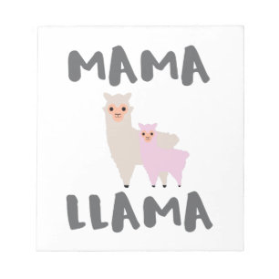 Mama Llama Mama Notizblock