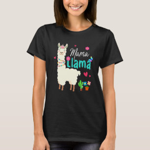 Mama Llama Mother's Day Women Mom Birthday T-Shirt