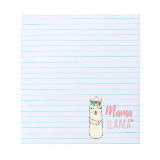 Mama Llama Notizblock