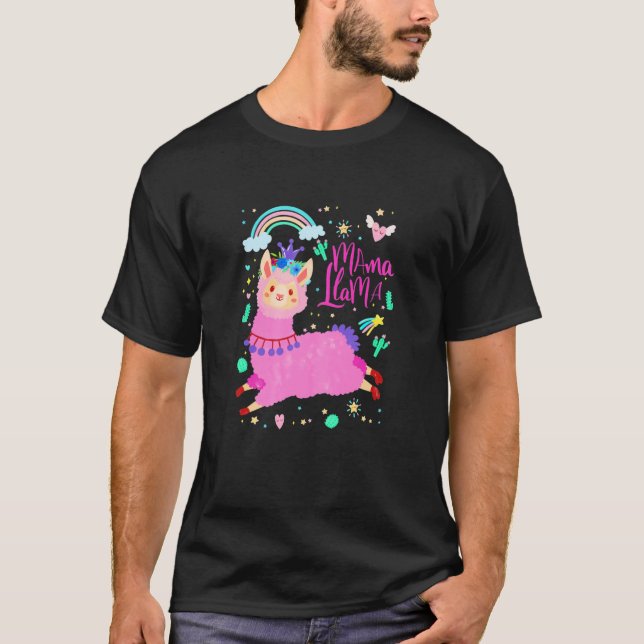 Mama Llama T-Shirt (Vorderseite)